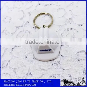 Helmet Coloured Decorative Plastic Key Chain thumbnail-5