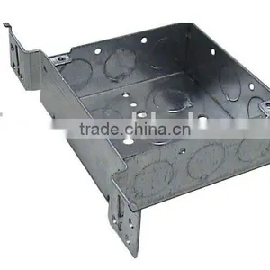 4"square Junction Conduit Steel Box/outlet Box/metal Box thumbnail-1