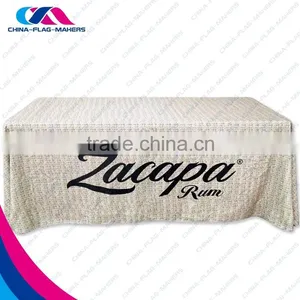 Custom Trade Show Champagne Color Table Cloth thumbnail-4