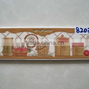 80x250mm Arrow Ceramic Listello Tiles for Egypt thumbnail-1