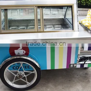 Mobile Stainless Steel Ice Cream Cart Ice Slush Cart/ice Cream Cart With Wheels thumbnail-4