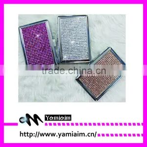Foldable Metal Rhinestone Cigarette Case,OEM Welcome thumbnail-1
