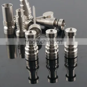 2015 Good Quality China Made Universal Titanium Domeless Nails gr 2 14mm 18mm thumbnail-1