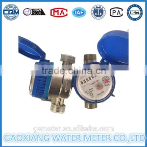 DN15mm 20mm 25mm Single Jet Dry Dial Type Water Meter thumbnail-1