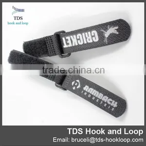 Adjustable Custom Logo Hook and Loop Fastening Buckle Strap thumbnail-1