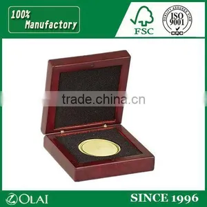 Fancy Cheap 2 Soccer Award Medals Packaging Wooden Coin Box thumbnail-1
