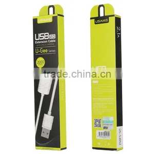 USAMS USB 2.0 Extension Cable for Universal USB Port Device 2M 2.1A Quick Charging Sync Data Extension Cable MT-5746 thumbnail-5