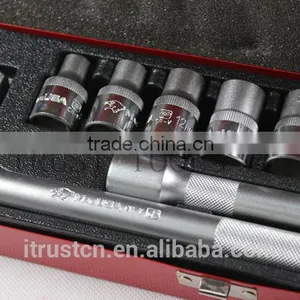 10PCS 1/2" Metall Box Socket Set 4010AAL GS KING TOOLS Made in China thumbnail-3