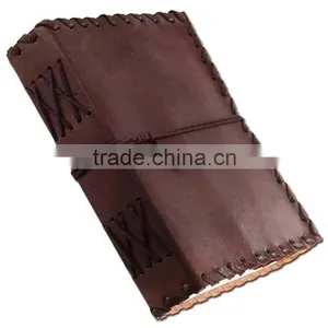 2016 Handmade Top Grade Real Leather Diary With String thumbnail-2