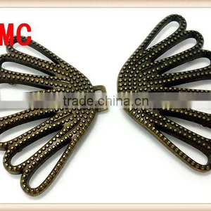 A High-end Buckle Rhinestone Buckle Diamond Mink thumbnail-1