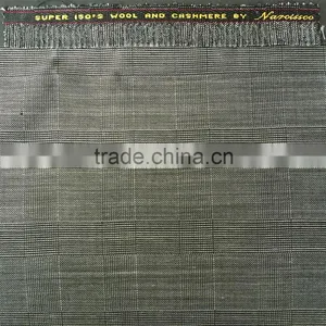 Italia Fashion Sharkskin and Check Designs Wool Fabric thumbnail-3