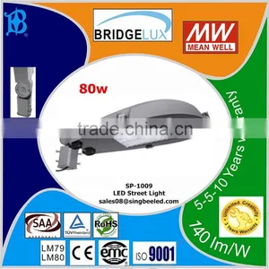 Module Type 80w IP65 MW Driver Bridgelux Chip SP-1009 LED Street Light CE/ROHS/LM79 thumbnail-1