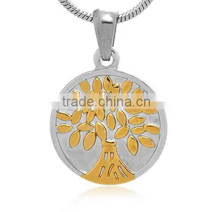 TKB-P1690 Fashion Jewelry New Year Gift 2016 Tree Of Life Stainless Steel Jewelry Promotional Gift Top Selling Silver thumbnail-1