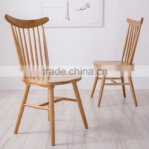 Oak Wood Chair Wood Banquet Chair thumbnail-1