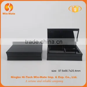 Factory Promotion! 2 Layer Foldable 5 Color Black Large Eyeshadow Palette Box With Mirror thumbnail-4