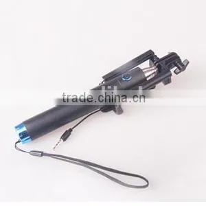 2015 Newest Wired Selfie Stick With Foldable Holder for Camera Monopod and Smartphone thumbnail-5