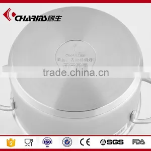 Large Electric Induction Stainless Steel Stock Pot Cooking Cookware Pot With Cover thumbnail-4