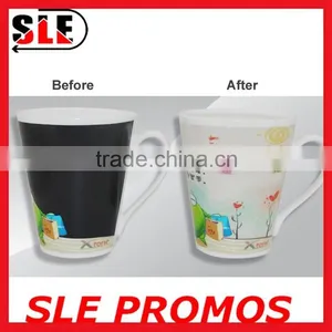 High Quality Custom Heat Sensitive Color Changing Cup for Sublimation,wholesale Best Selling Hot Water Color Changing Mug thumbnail-1