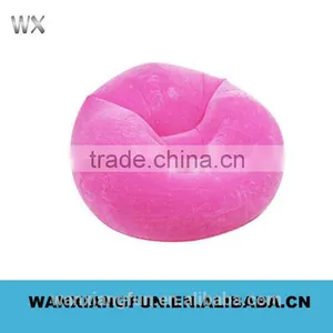 Flocked PVC Inflatable Living Room Sofa,China Inflatable Air Sofa Chair thumbnail-3