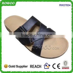 Latest New Collection White PU Cork Slippers for Men thumbnail-5