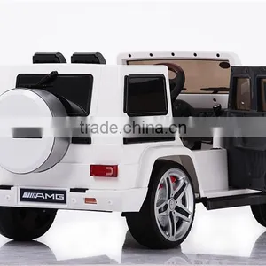 Licensed Ride on Cars for Kids Mercedes Benz G55 12V Official Authorized Baby Car With Music thumbnail-4