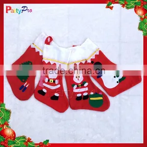 2015 New Design Customized Colorful Decorative Felt Christmas Stocking thumbnail-5