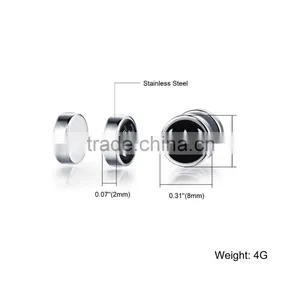2016 China High End Men Fashion Jewelry 316L Stainless Steel Personalized Logo Photo Earring thumbnail-6