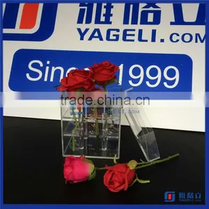2016 New Design Customized Acrylic Box for Roses Acrylic Flower Box Quality Choice thumbnail-4