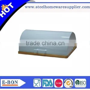 Stainless Steel Ceramic Bread Bin thumbnail-1