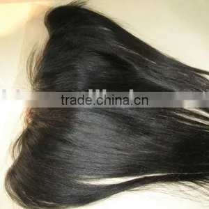 Virgin Indan Remy Lace Frontal 16" Natural Color thumbnail-1