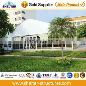 1000 Seater Glass Aluminium Marquee for Banquet, Frame Marquee for Banquet or Sale thumbnail-1