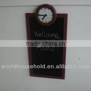 Chalk Board With Clock thumbnail-1
