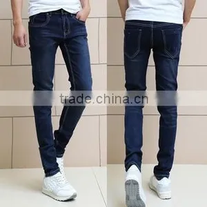 Denim Jeans - Mens Denim Jeans - 2015 Women's , Mens Two Color Tight Denim Pants Denim Jeans thumbnail-1