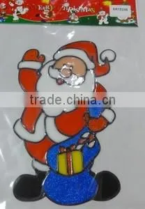 PVC Sticker ,Christmas Santa Claus Window /Door Sticker thumbnail-4