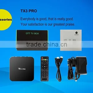 TX3 Pro Smart TV Box With Free Latest Live Show,Movie and Sports Pre-installed Kodi Watch Any TV Programs Streaming Media Player thumbnail-6