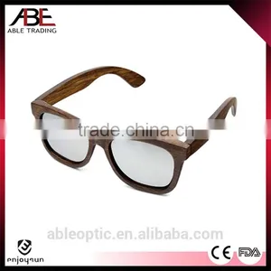 2016 Classic Square UV400 Lens Custom Italy Design Bamboo Wooden Polarized Sunglasses Sun Glass Supplier's Choice thumbnail-4