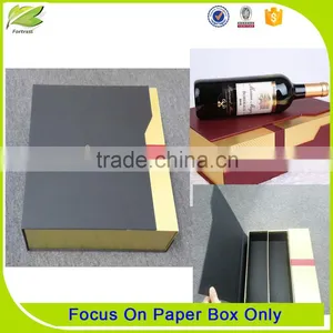 Fancy Folding Cardboard Wine Box thumbnail-1