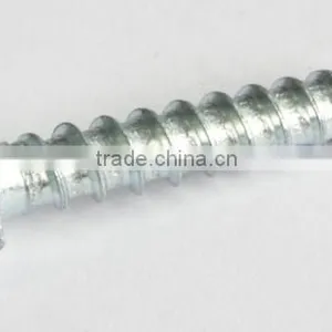 Carbon Steel Hexagon Head Wood Screws Blue White Zinc thumbnail-2