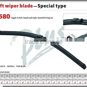 Pair of Front Windshield Wiper Blade S580 for Right-hand Driving Car thumbnail-2