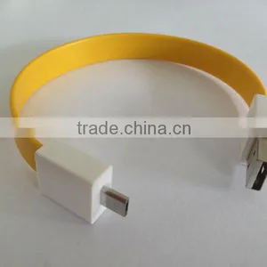 Best Selling Direct Factory at a Low Price Bracelet 2.0 Micro USB Data Cable for Mobile Phone thumbnail-1