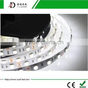 DC 12V 60LED White Color Non-waterproof Flexible Cuttable LED Strip Light thumbnail-1