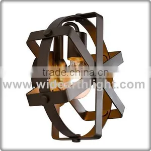 UL CUL Listed Coffee Color Metal Hotel Antique Wall Sconce For Hotel W40261 thumbnail-1