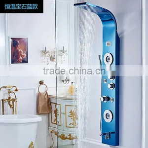 Colorful Bathroom Square Rain Shower Stainless Steel Shower Wall Panels thumbnail-5