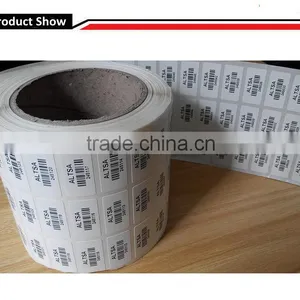 Customized Ultra Destrucitlbe Vinyl Label With Barcode thumbnail-1