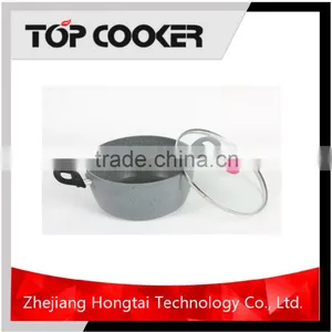 Aluminum Forged Marble Coating Electric Casserole With Lid thumbnail-2