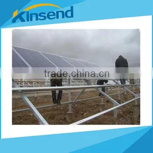 Galvanized Ground PV Solar Mounting System With Solar Bracket thumbnail-1