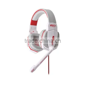 Stereo Gaming Headphone Headset With Mic LED Light for PC Game thumbnail-1