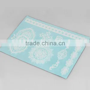 Water Transfer Temporary Hindu Sexy Bridal Indian Flash White Lace Durable Tattoo Sticker thumbnail-2