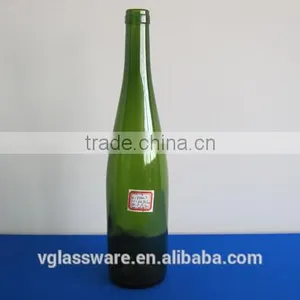 Burgundy Wine Bottles Green Glass Bottle for Wine thumbnail-1