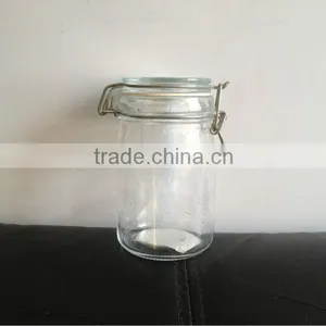 Clip Top Clear Glass Canisters thumbnail-1